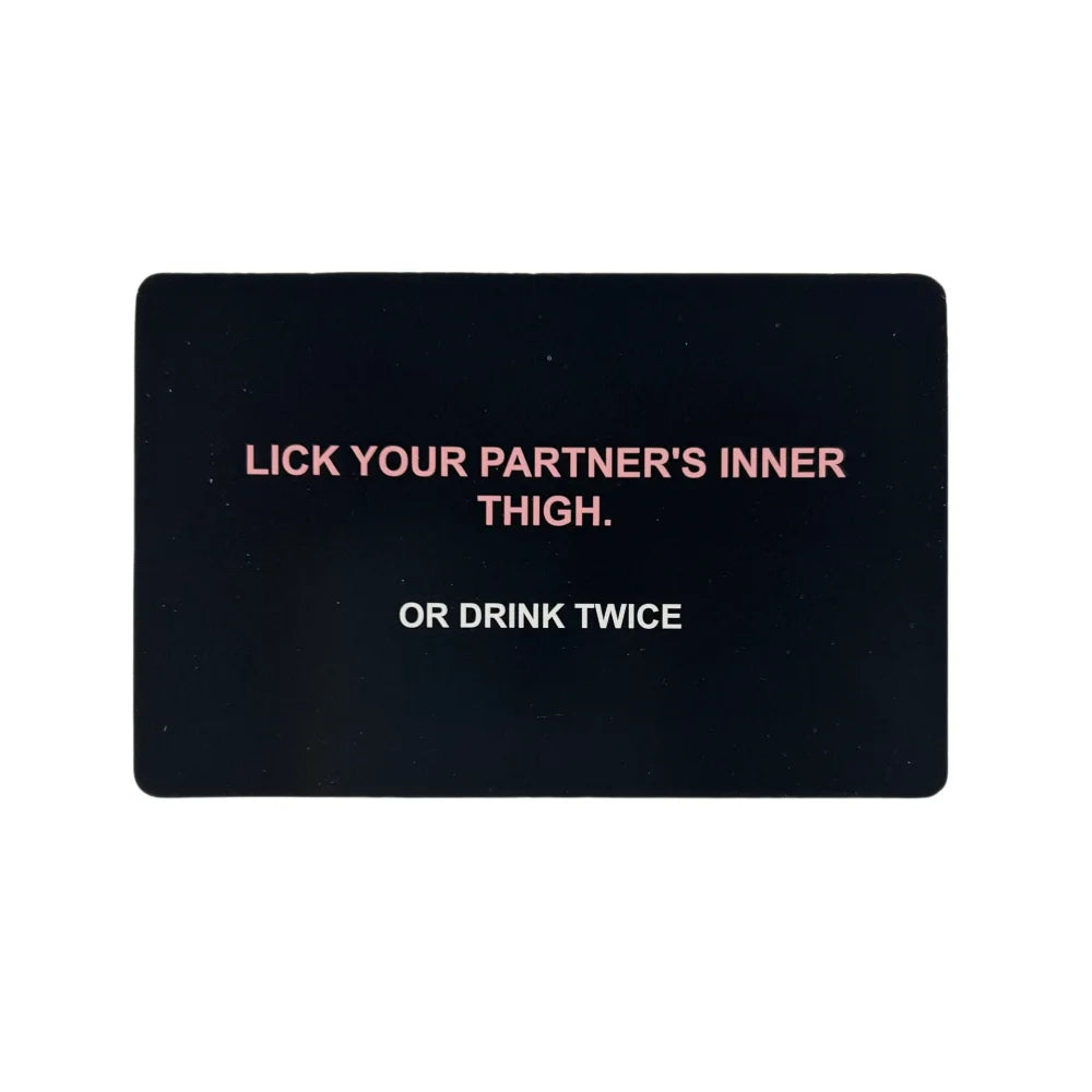 2025 New Kawaii Pink Cute Drunk Lovers Card Game Couples Drinking Game For Party Family Couples Board Game Deck Edition