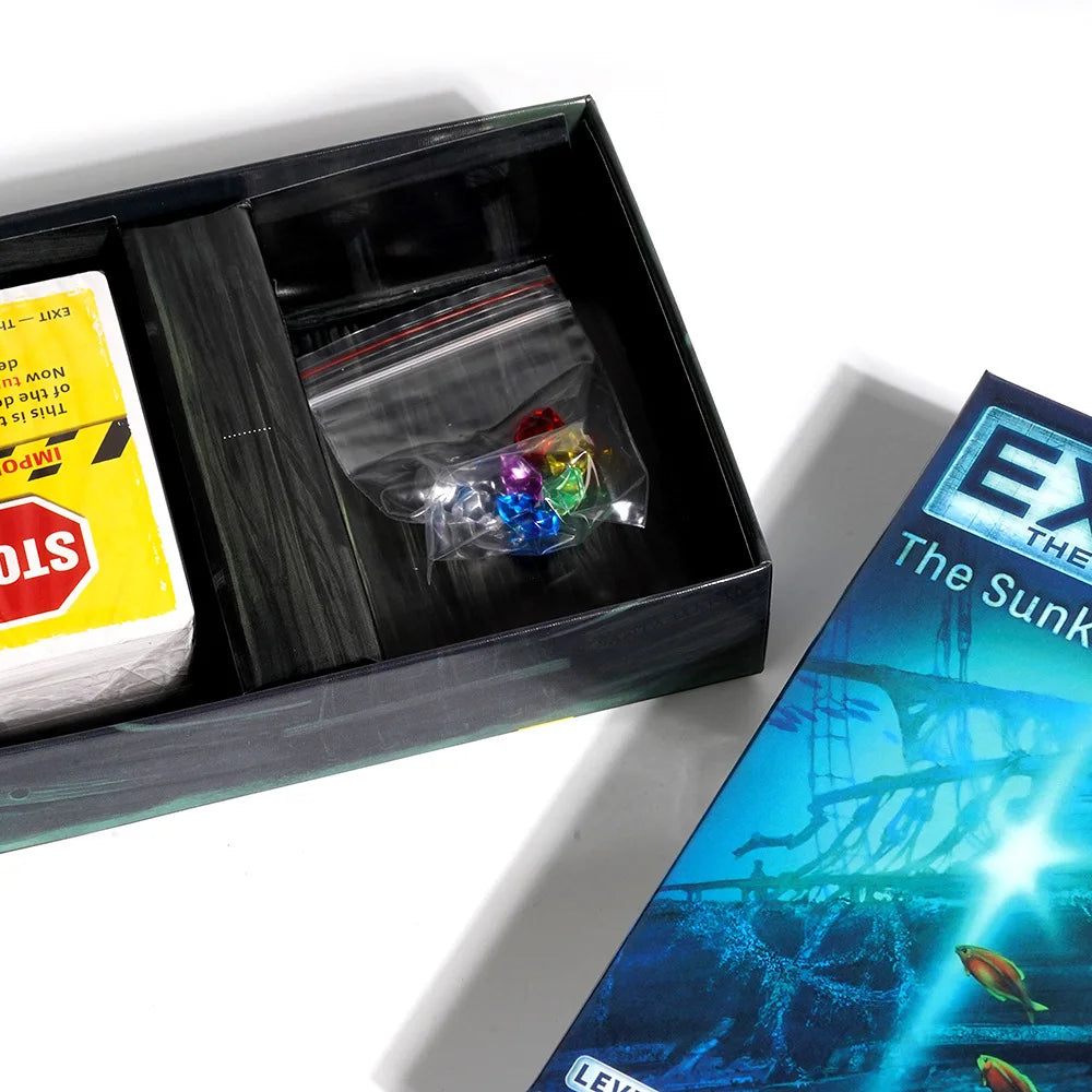 EXIT: The Sunken Treasure - Unique Escape Room Game - 1-4 Players - Puzzle Solving Strategy Board Games