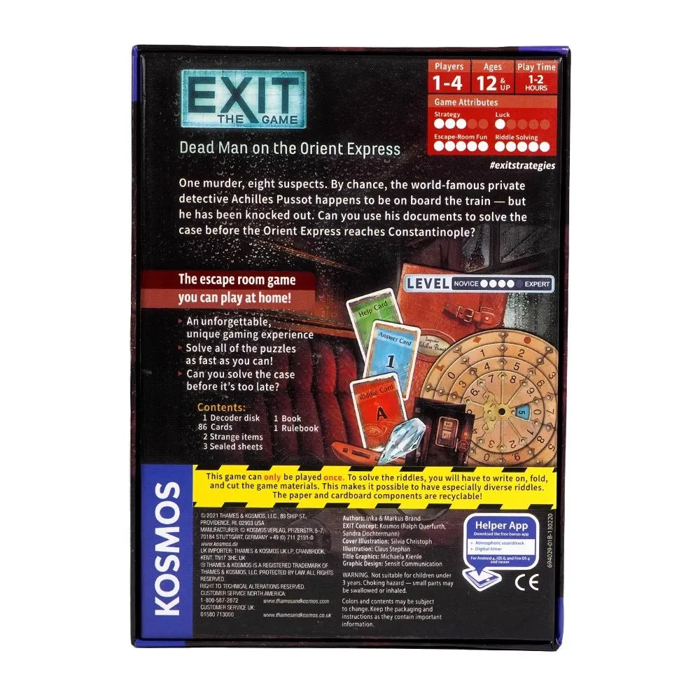EXIT: The Sunken Treasure - Unique Escape Room Game - 1-4 Players - Puzzle Solving Strategy Board Games