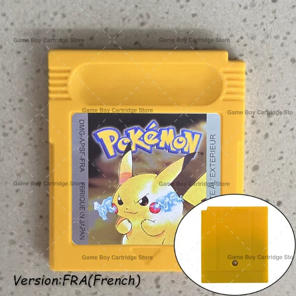 GBC Video Game Cartridge Console Card Pokemon Blue/Crystal/Green/Gold/Red/Silver/Yellow High Quality with Multi-language