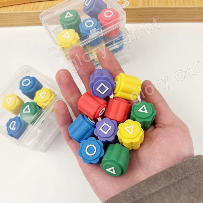 5Pcs/box Korea Traditional Play Game Gonggi Jack Stone Pebbles Set Hand-Eye Coordination Training Toy