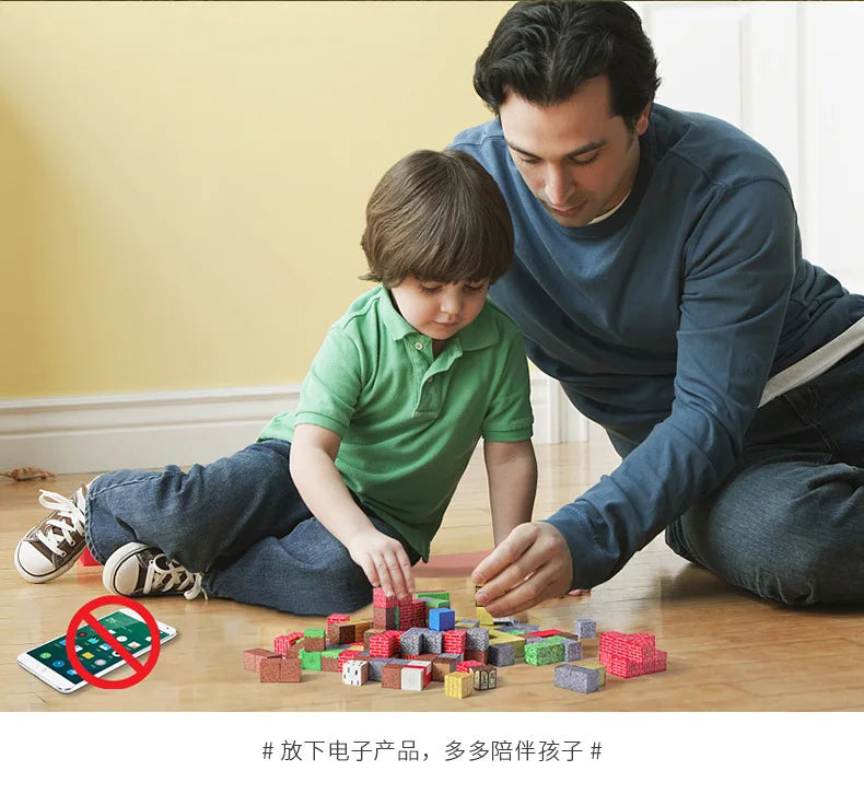 Magnetic building blocks, suitable for boys and girls, a set of magnetic cubes for children over 3 years old, DIY, STEM toys