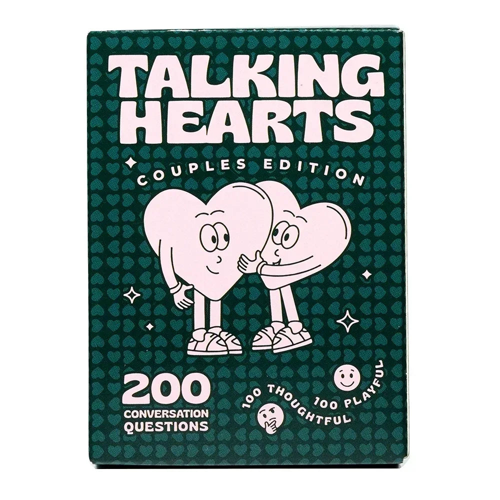 Taklig Hearts Card Game Board games Romantic Couple Fun Interactive Card Games Talking Hearts Conversation Cards Valentines