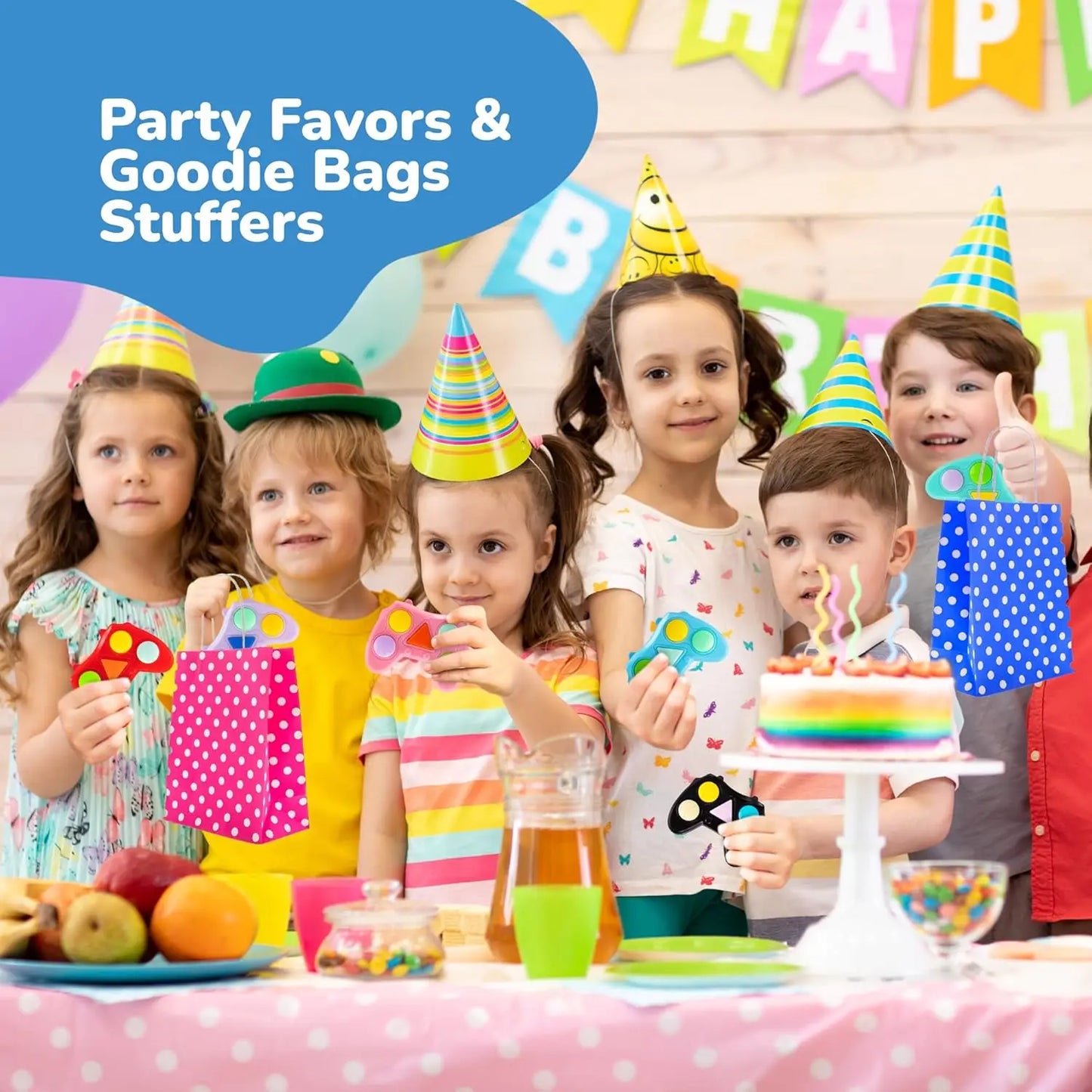 5-50PCS Memory Training Game for Kids Clearance Button Toy Mini game Video Game Party Favors School Birthday Gift Class Prizes