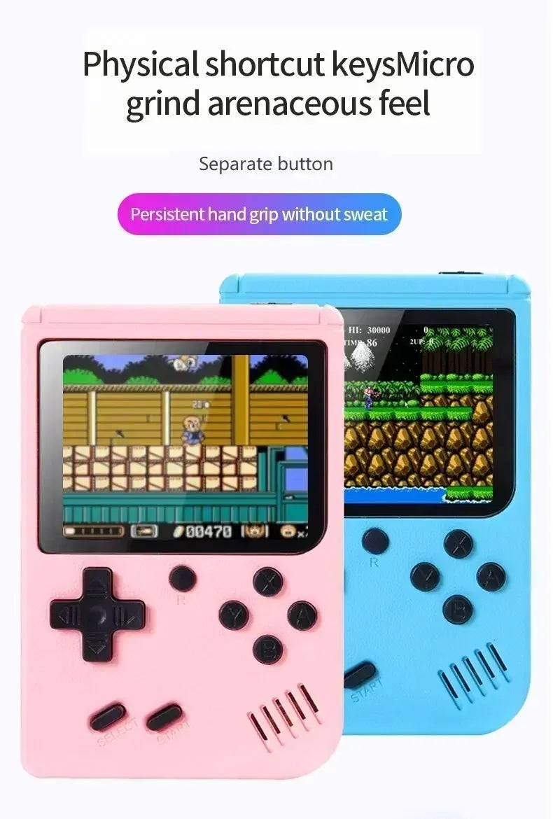 Retro Portable Mini Handheld Video Game Console 8-Bit 3.0 Inch LCD Color Kids Game Player Built-in 400 games For Kid Xmas Gift