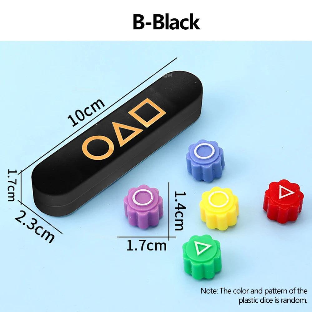Newest Hot Stone Catching Toy Folk Game Sets Plastic Dice Family Party Game Props Improve Hand-eye Coordination Kids Toys