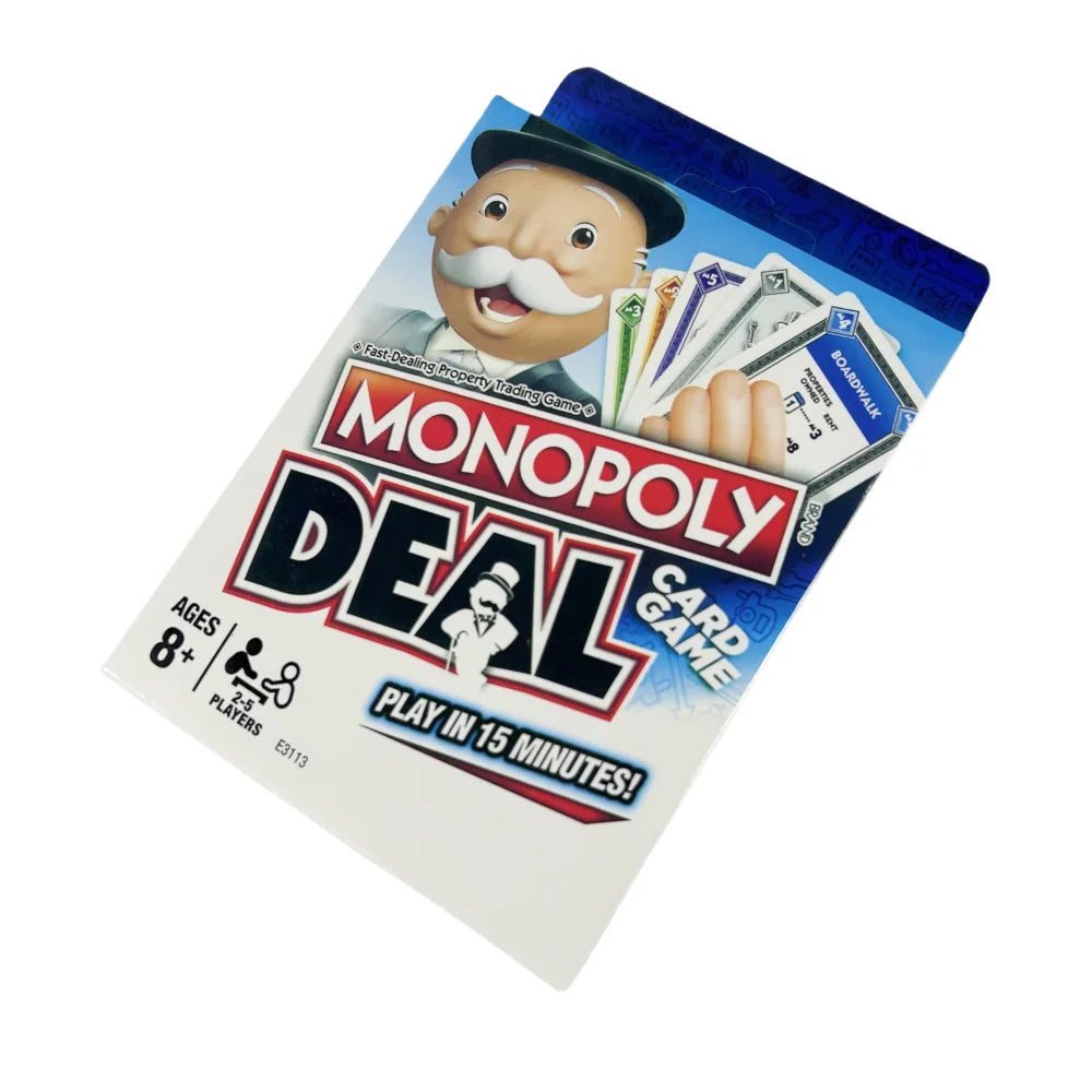 Monopoly Deal Card Game Family Gathering Friends Party Board CLUEDO Game Battle Kids Puzzle Poker Christmas Birthday Gift