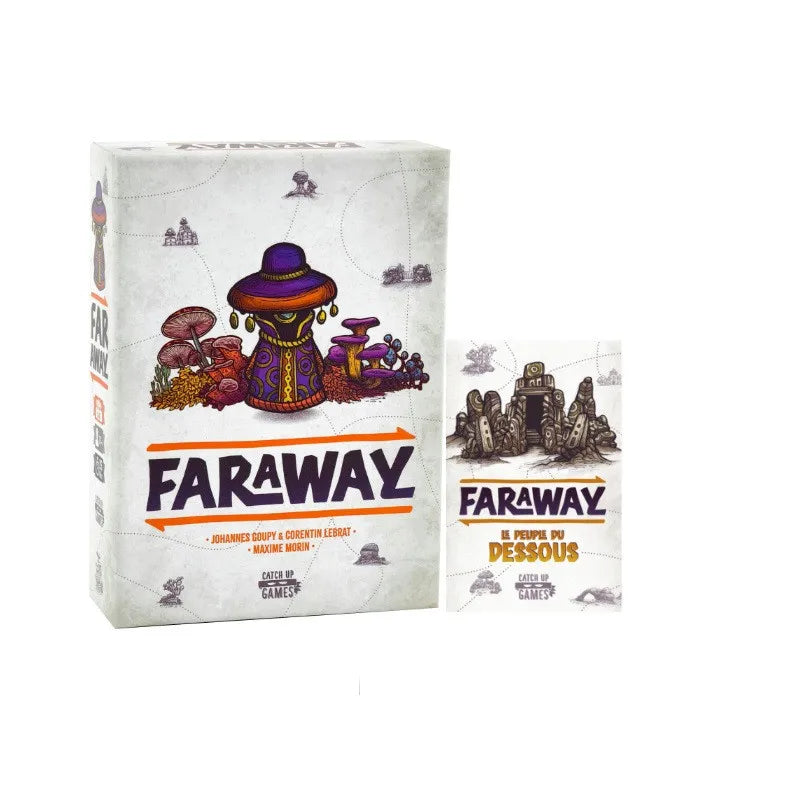 Faraway Board Game - PEOPLE FROM BELOM Expansion ， 2-6 Players Funny Table Game Friends Entertainment Strategy Cards Game