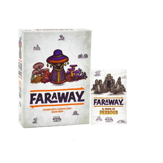 Faraway Board Game - PEOPLE FROM BELOM Expansion ， 2-6 Players Funny Table Game Friends Entertainment Strategy Cards Game