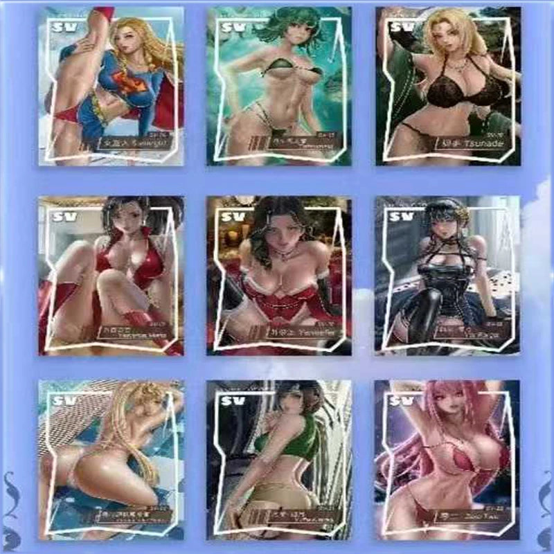 Lucky Goddess2 Cards Set Booster Box Case Pack Sexy Wholesales Tcg Playing Card Tables Game