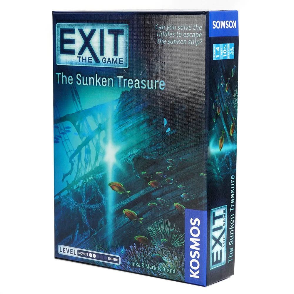 EXIT: The Sunken Treasure - Unique Escape Room Game - 1-4 Players - Puzzle Solving Strategy Board Games