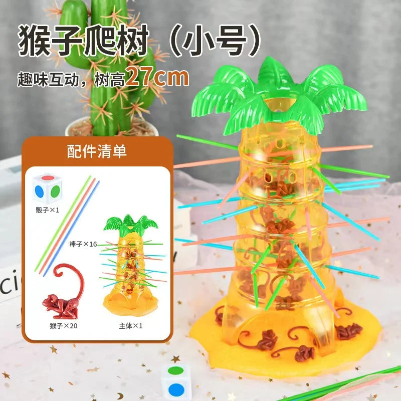Monkey Climbing Tree Game Toy Children Interesting Intelligence Toys Climbing Desktop Game Party Game Toys Birthday gift For Kid