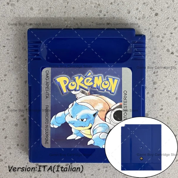 GBC Video Game Cartridge Console Card Pokemon Blue/Crystal/Green/Gold/Red/Silver/Yellow High Quality with Multi-language