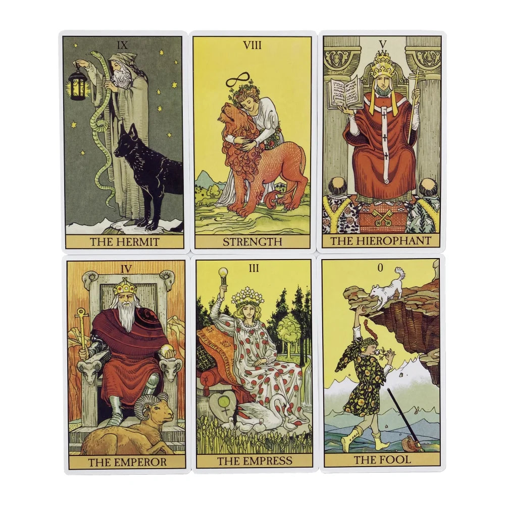 The Rider Of After Tarot Cards Divination Deck English Versions Edition Oracle Board Playing Table Games For Party