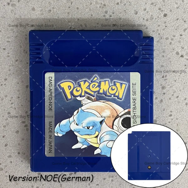 GBC Video Game Cartridge Console Card Pokemon Blue/Crystal/Green/Gold/Red/Silver/Yellow High Quality with Multi-language