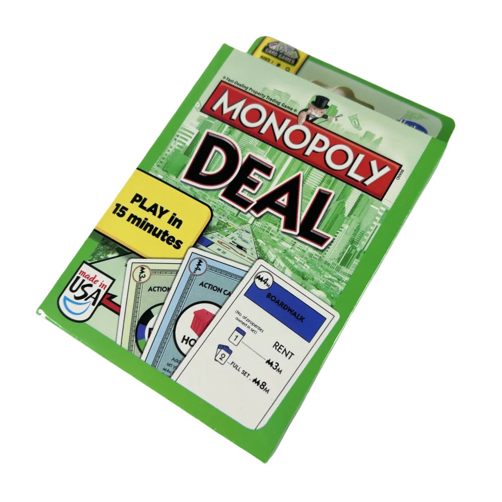 Monopoly Deal Card Game Family Gathering Friends Party Board CLUEDO Game Battle Kids Puzzle Poker Christmas Birthday Gift