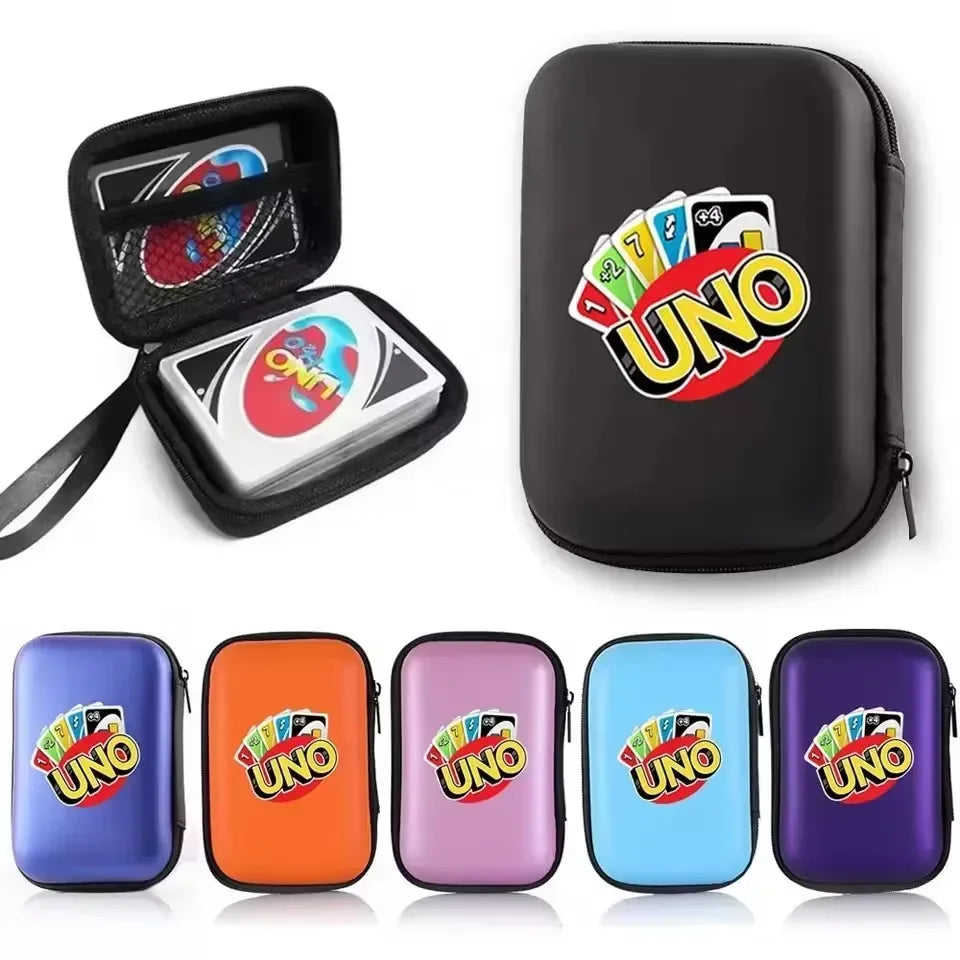 ！！！New UNO Travel Zipper Case Carry Board Game Cards Storage Package For Kids Fan Entertainment Card Holder Mini Bag