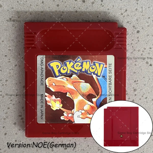GBC Video Game Cartridge Console Card Pokemon Blue/Crystal/Green/Gold/Red/Silver/Yellow High Quality with Multi-language