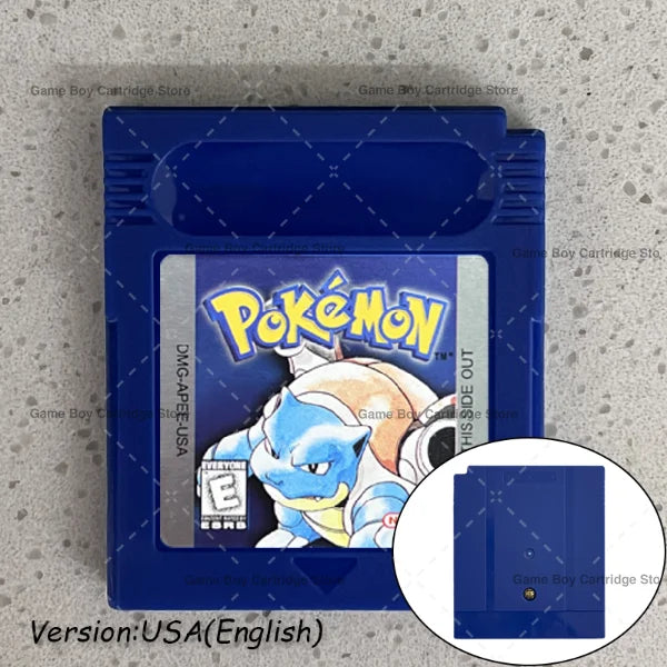 GBC Video Game Cartridge Console Card Pokemon Blue/Crystal/Green/Gold/Red/Silver/Yellow High Quality with Multi-language