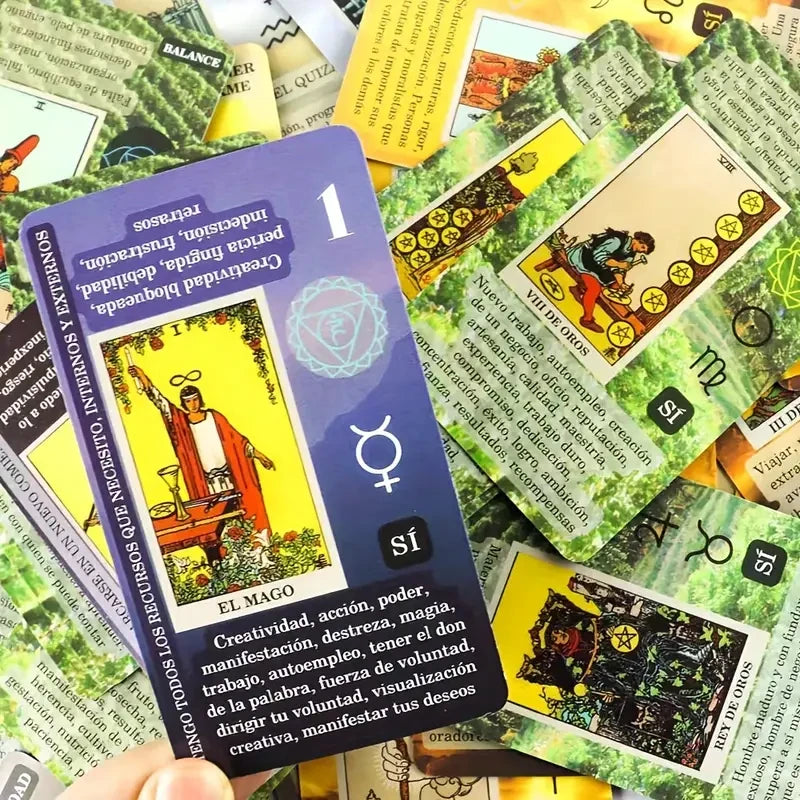 Meaning Tarot Card For Beginner Tarot, Keyword Antiqued Tarot Deck, 78 Cards Fortune Telling Game Divination Tools Perfect Gift
