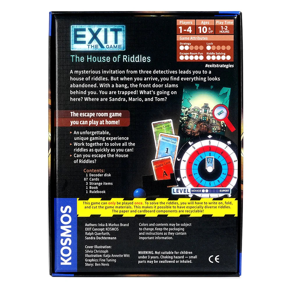 EXIT: The Sunken Treasure - Unique Escape Room Game - 1-4 Players - Puzzle Solving Strategy Board Games