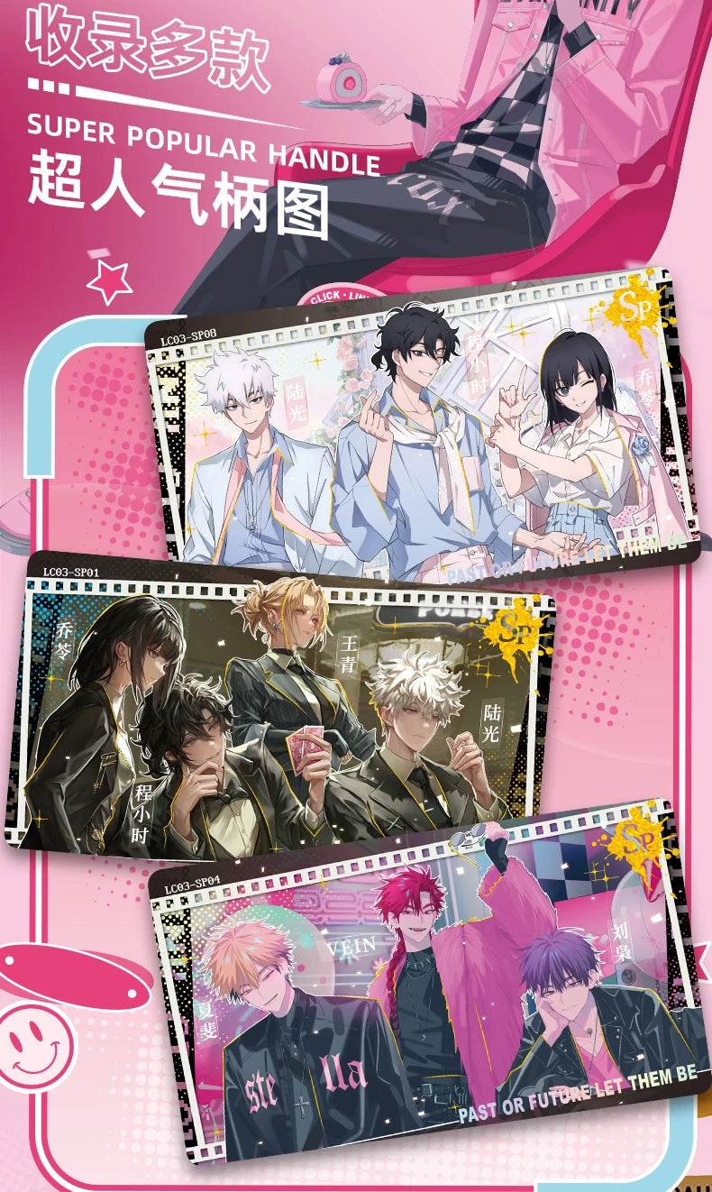 20 Packs CARDFUN Link Click Collectible Card Game Anime Card Trading Cards TCG CCG Hobby Gifts Toys