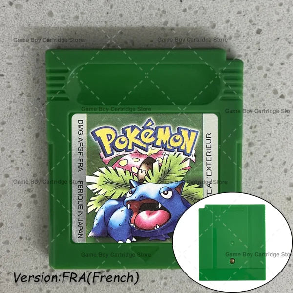 GBC Video Game Cartridge Console Card Pokemon Blue/Crystal/Green/Gold/Red/Silver/Yellow High Quality with Multi-language
