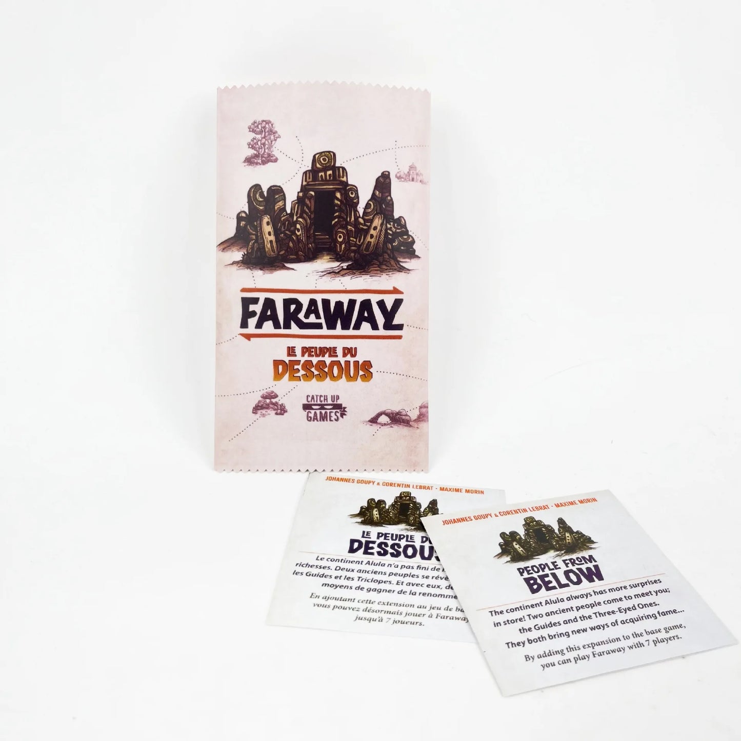 Faraway Board Game - PEOPLE FROM BELOM Expansion ， 2-6 Players Funny Table Game Friends Entertainment Strategy Cards Game