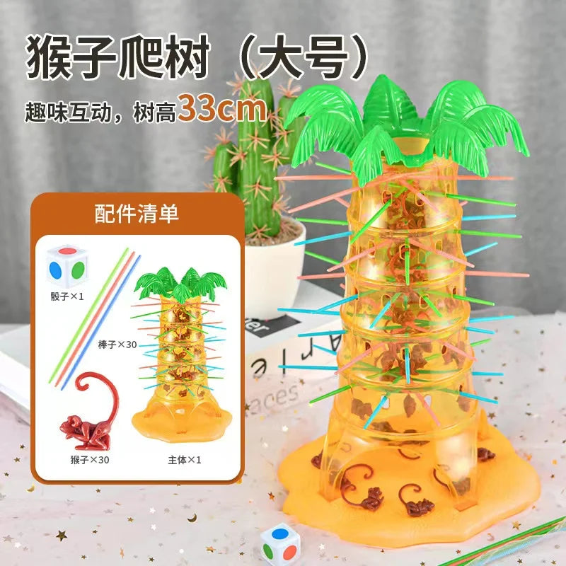 Monkey Climbing Tree Game Toy Children Interesting Intelligence Toys Climbing Desktop Game Party Game Toys Birthday gift For Kid