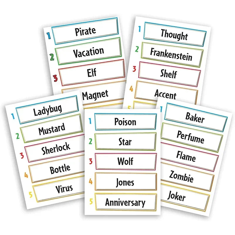 Party Game Just One - Collaborative and Engaging Board Game for Families and Friends