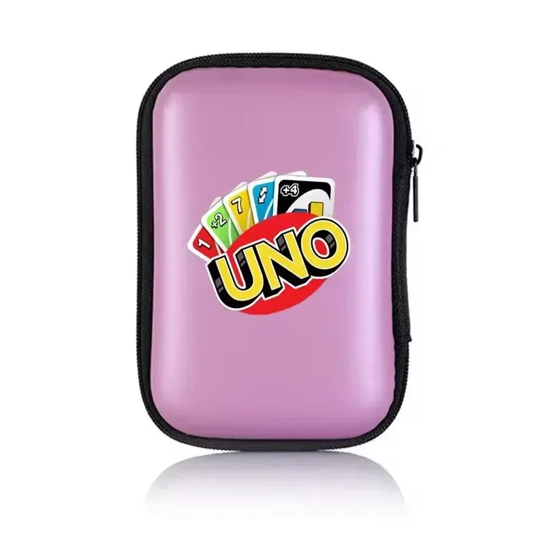 ！！！New UNO Travel Zipper Case Carry Board Game Cards Storage Package For Kids Fan Entertainment Card Holder Mini Bag