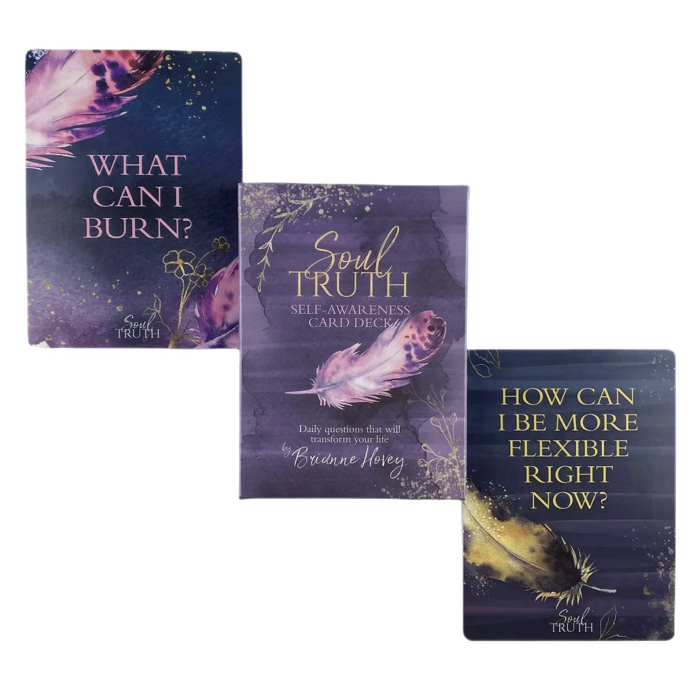 Soul Truth Self-awareness Oracle Cards Divination Deck English Versions Edition Tarot Board Playing Game For Party