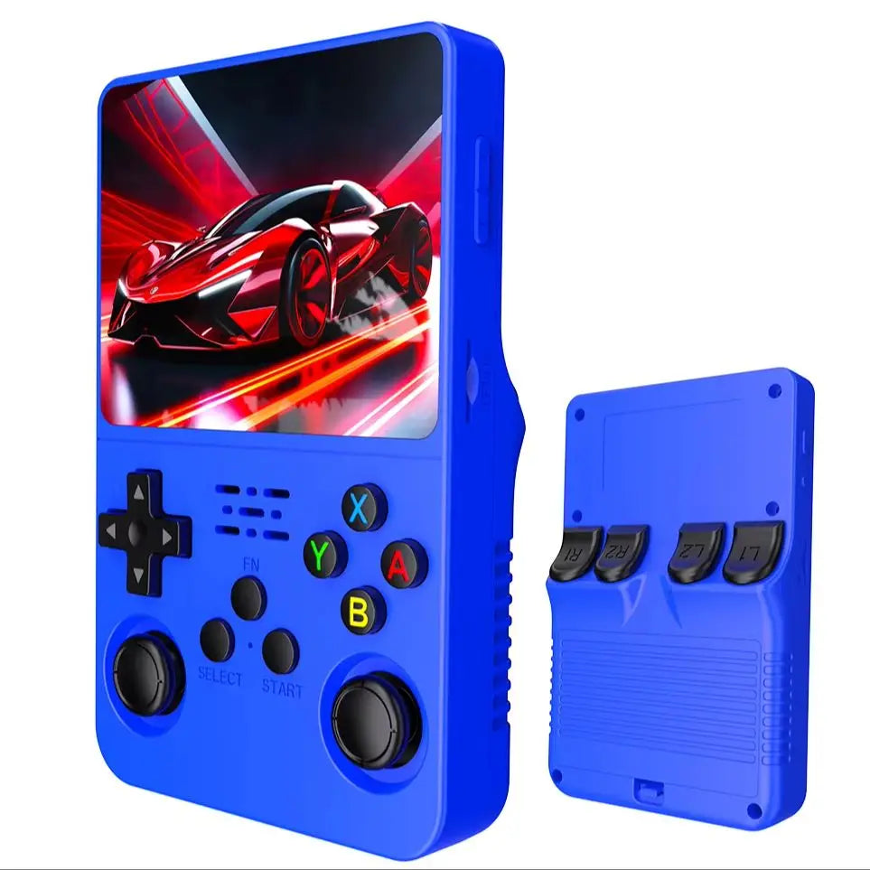 Open Source R36S Retro Handheld Video Game Console Linux System 3.5 Inch IPS Screen Portable Pocket Video Player R35S 64GB Games