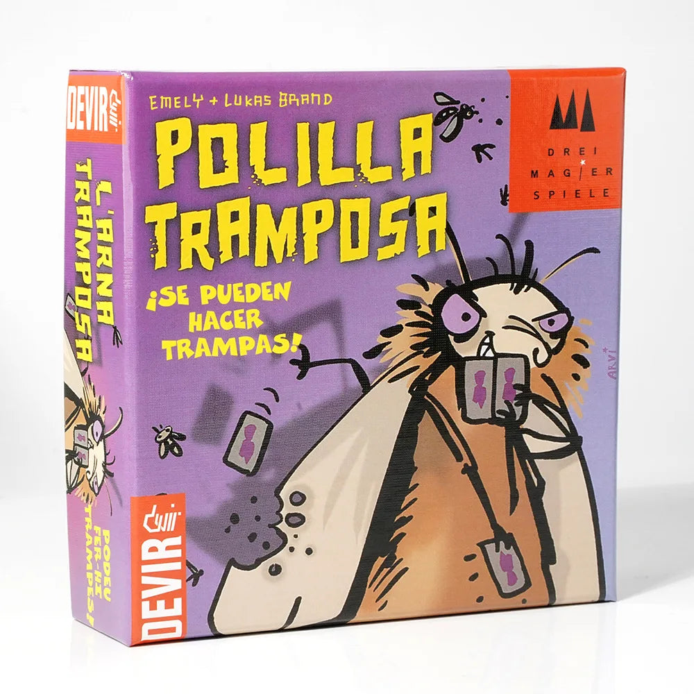 Polilla Tramposa Español Playing Card Game The Cheating Moth Spanish Board Game Juego Cartas Family Games For Party Favor Gift