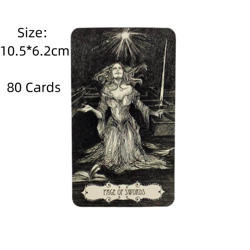 Tarot Of The Abyss Cards Divination Deck English Versions Edition Oracle Board Playing Game For Party