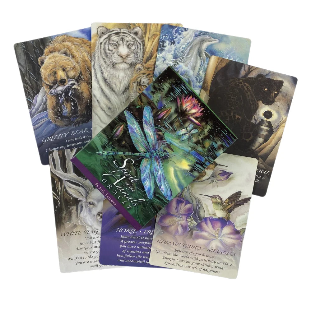 Soul Truth Self-awareness Oracle Cards Divination Deck English Versions Edition Tarot Board Playing Game For Party