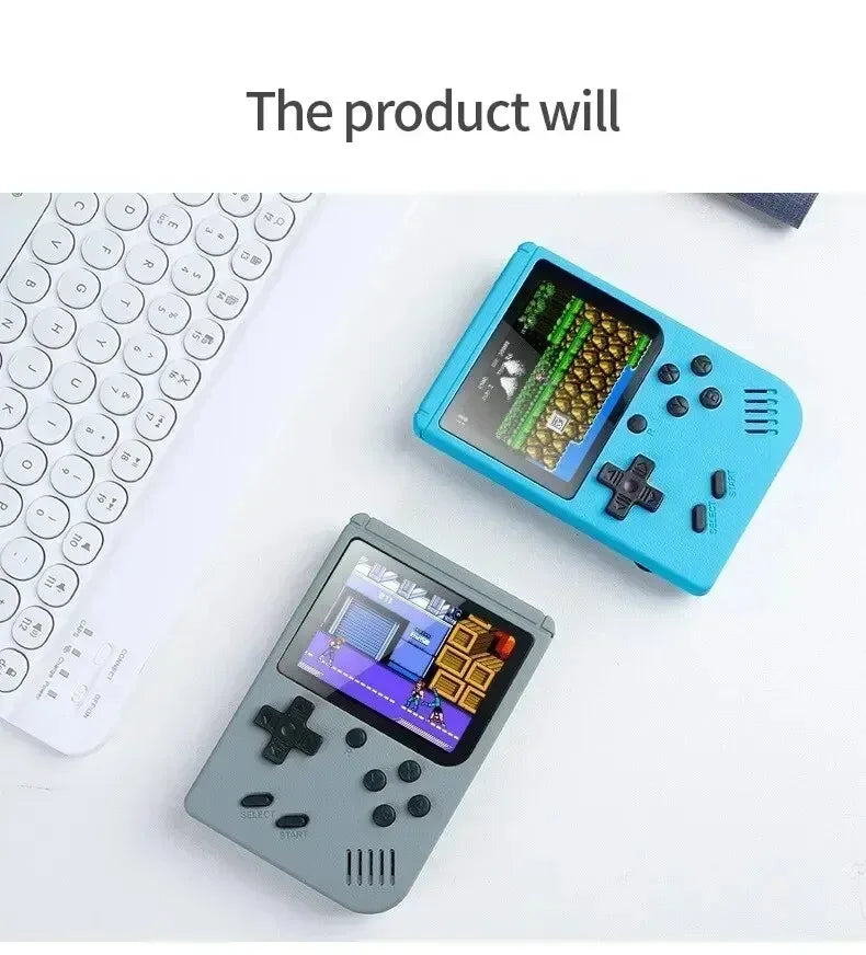 Retro Portable Mini Handheld Video Game Console 8-Bit 3.0 Inch LCD Color Kids Game Player Built-in 400 games For Kid Xmas Gift