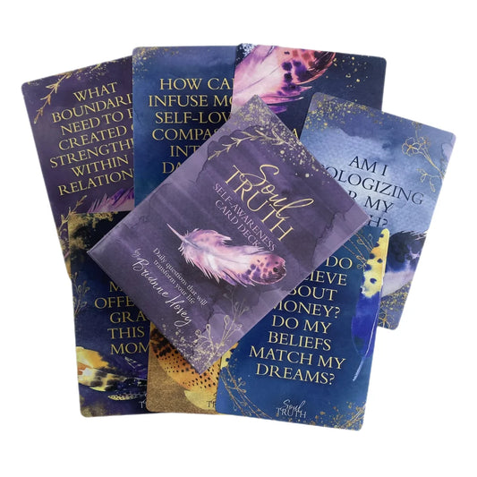 Soul Truth Self-awareness Oracle Cards Divination Deck English Versions Edition Tarot Board Playing Game For Party