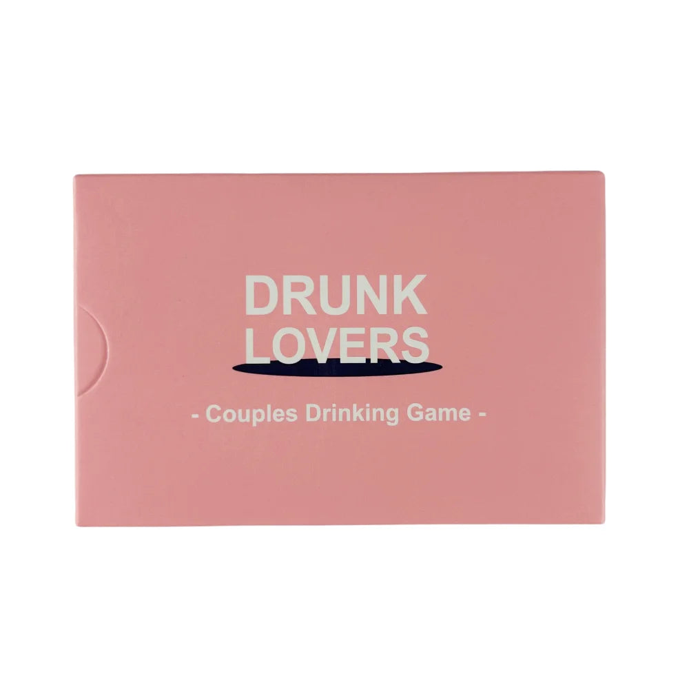 2025 New Kawaii Pink Cute Drunk Lovers Card Game Couples Drinking Game For Party Family Couples Board Game Deck Edition