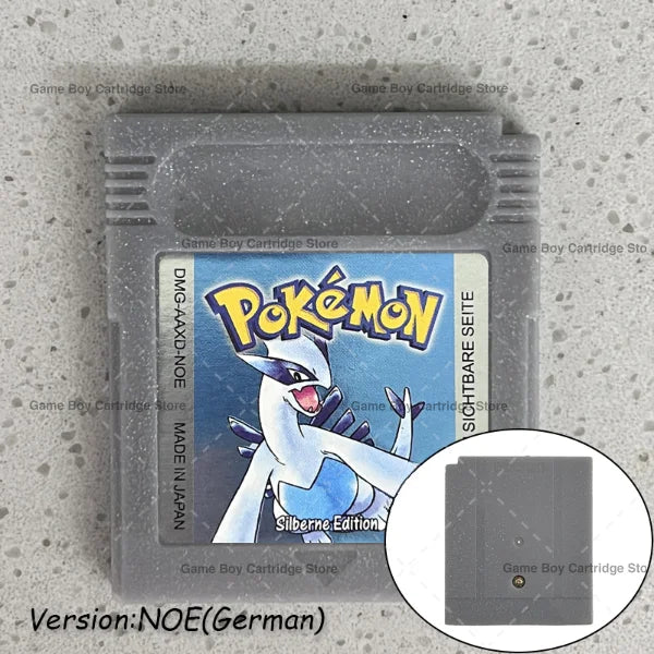 GBC Video Game Cartridge Console Card Pokemon Blue/Crystal/Green/Gold/Red/Silver/Yellow High Quality with Multi-language