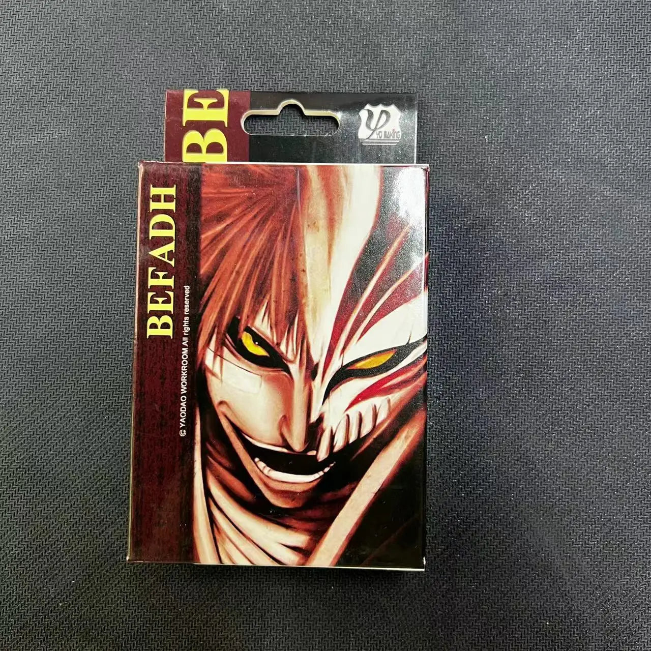 54Pcs Cards Anime Genshin Impact Cosplay Board Game Cards Jujutsu Bleach Hardcover Poker Toy Gift With Box