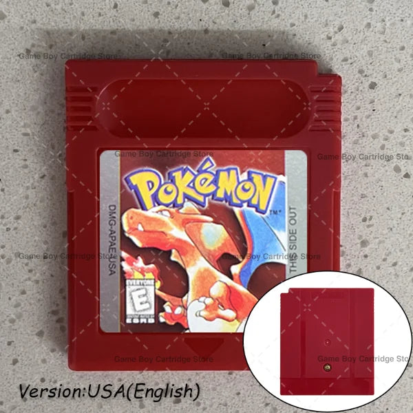 GBC Video Game Cartridge Console Card Pokemon Blue/Crystal/Green/Gold/Red/Silver/Yellow High Quality with Multi-language
