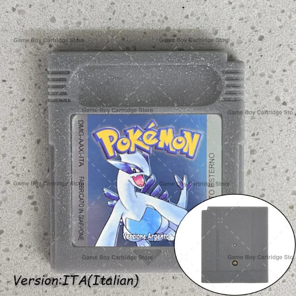GBC Video Game Cartridge Console Card Pokemon Blue/Crystal/Green/Gold/Red/Silver/Yellow High Quality with Multi-language