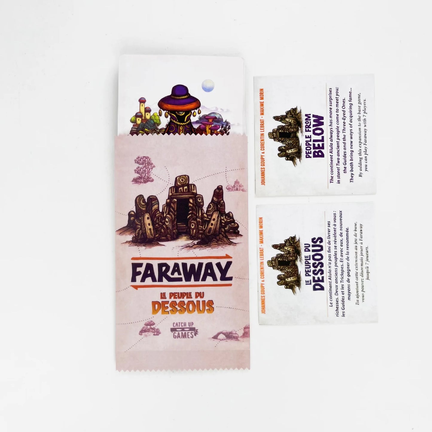 Faraway Board Game - PEOPLE FROM BELOM Expansion ， 2-6 Players Funny Table Game Friends Entertainment Strategy Cards Game