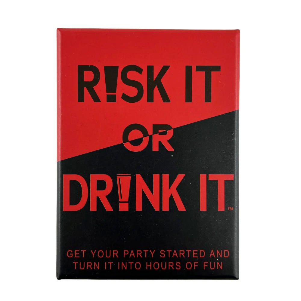 Risk It Or Drink It Fun Party Game For College Card Game Drinking Game Pregame Night Hilarious Dares Challenges Questions Adult
