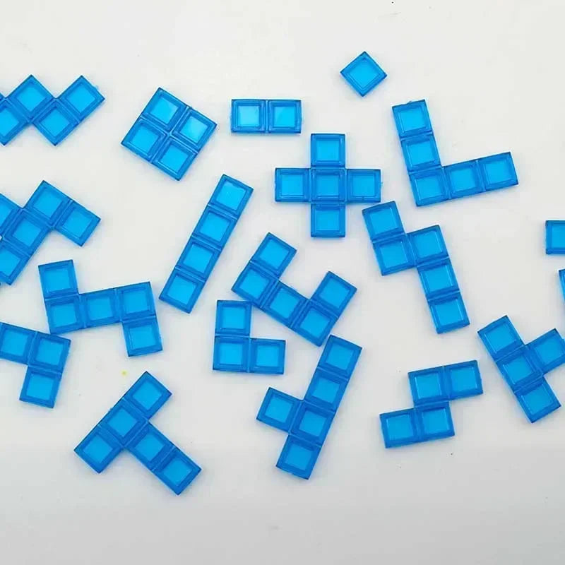 Children Intellectual Puzzle Strategy Board Educational Toys Colored Squares Game Kids Family Party Indoor Desktop Jigsaw Games