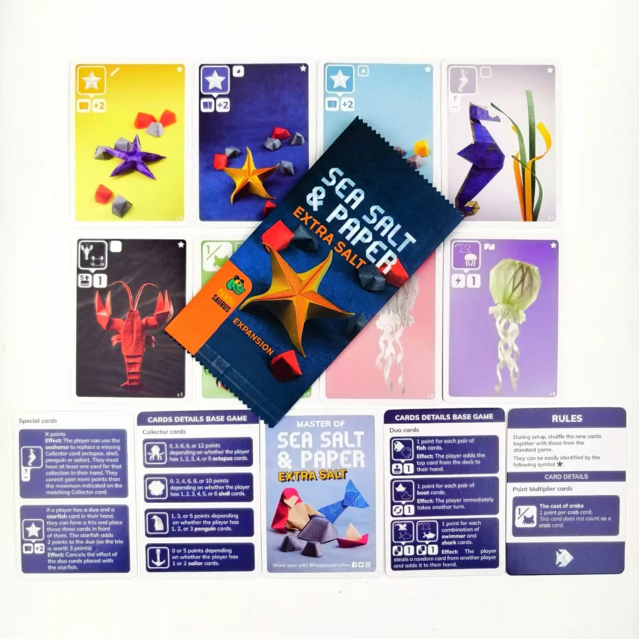 Bombyx | Sea Salt and Paper - Extra Salt Expansion | Card Game | Ages 8+ | 2-4 Players | 30 Minutes Playing Time English version