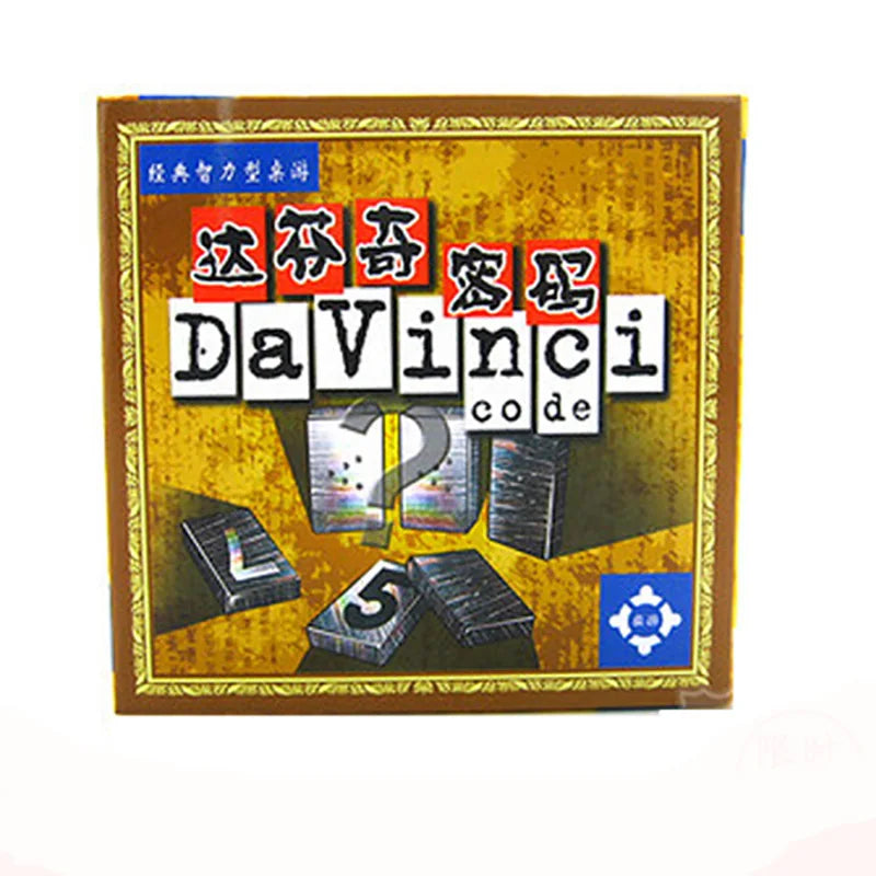 2-4 Players Party Games Da Vinci Code Puzzle GameToys Board Games Reasoning Gift Toys for Kids Adult with Family Friends