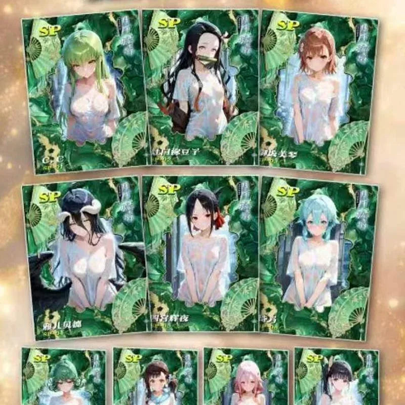 Moonlight Glass Wholesales Goddess Collection Card A5 Acrylic Card Waifu Hobby Doujin Card Playing Cards Games Toys Gift