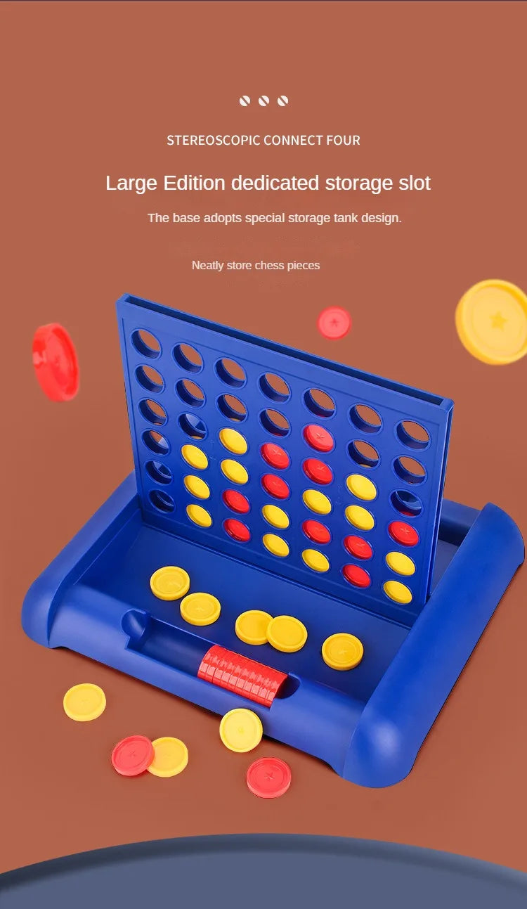 Four In A Row Bingo Chess Connect Classic Family Board Game Toys Fun Educational Toy for Kids Children Entertainment Game